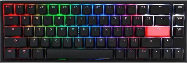 Alt view image 2 of 7 - Ducky One 2 SF RGB LED 65% Double Shot PBT Mechanical Keyboard