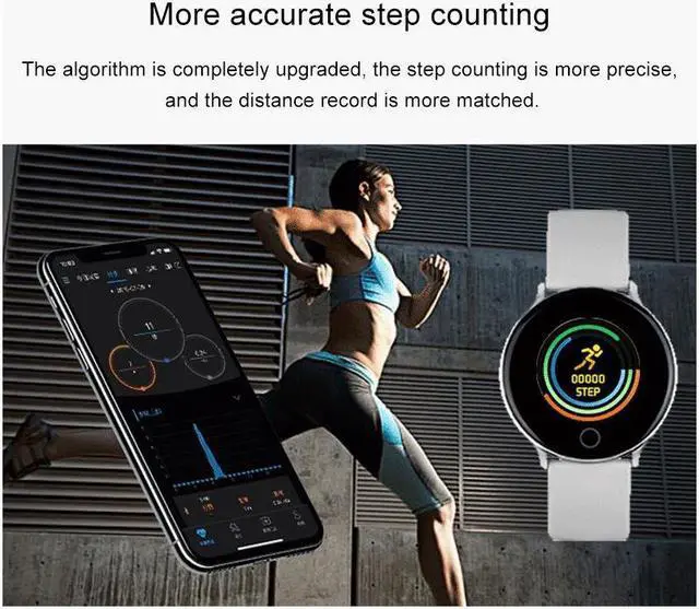 Alt view image 7 of 7 - CORN B10 1.3 inch TFT Screen Smart Bluetooth Smartwatch, Support Call Reminder / Heart Rate Monitoring / Blood Pressure Monitoring / Sleep Monitoring