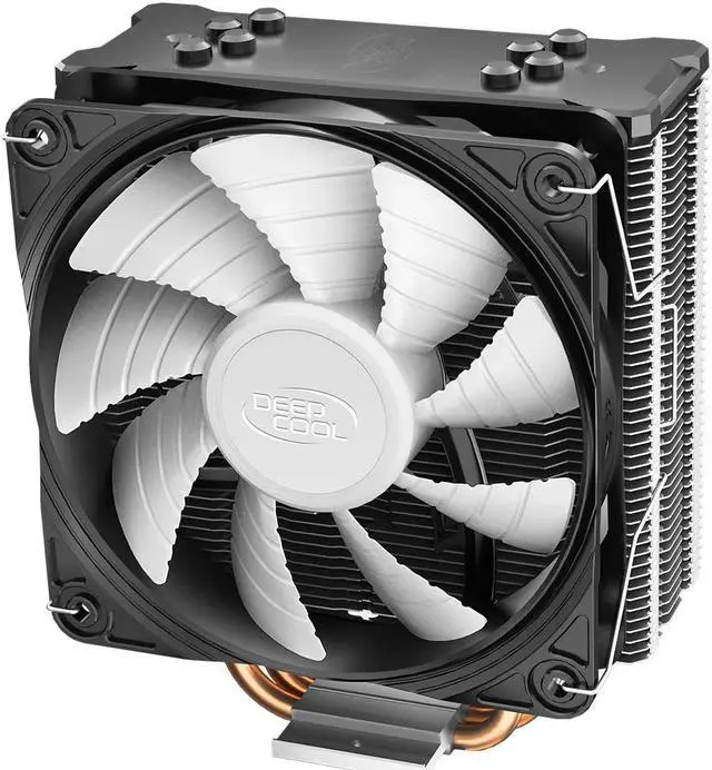 Alt view image 4 of 5 - DEEPCOOL GAMMAXX GT A-RGB CPU Cooler w/ RGB Controller - 4 shaped Heatpipes, 120mm Addressable RGB PWM Fan