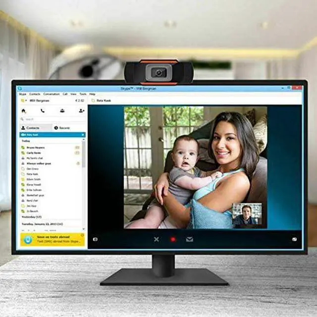 Alt view image 3 of 3 - CORN HD Webcam 720P Streaming Web Camera with Microphones, Autofocus Webcam for Gaming Conferencing, Laptop or Desktop Webcam, USB Computer Camera for Mac Xbox YouTube Skype, Free-Driver Installation