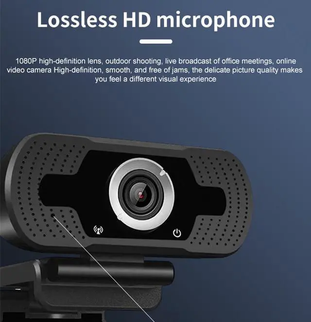 Alt view image 5 of 7 - CORN HD Webcam 1920x1080P, Streaming Web Camera with Microphone,Webcam for Gaming Conferencing & Working, Laptop or Desktop Webcam, USB Computer Camera for Mac,YouTube, Skype OBS