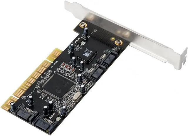 Main image of CORN 4 Ports PCI SATA Raid Controller Internal Expansion Card, PCI to SATA Adapter Converter for Desktop PC Support HDD SSD