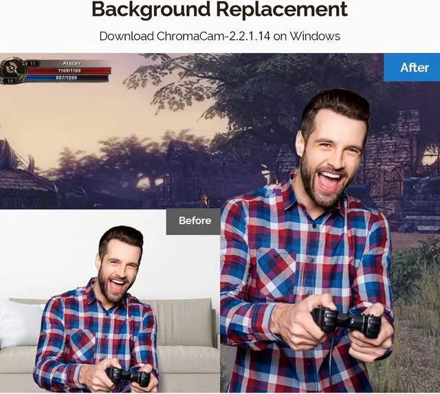 Alt view image 4 of 6 - PC Webcam for Streaming HD 1080P, CORN 960A USB Pro Computer Web Camera Video Cam for Mac Windows Laptop Conferencing Gaming Xbox Skype OBS Twitch Youtube Xsplit GoReact with Microphone & Ring Light