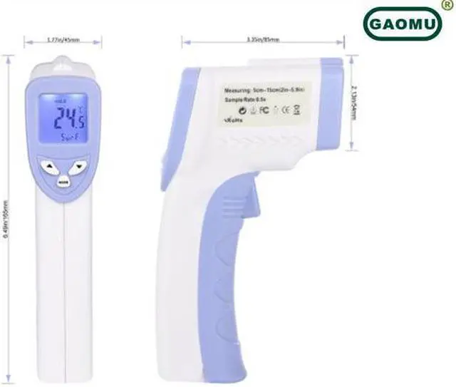 Alt view image 2 of 4 - Advanced Forehead Digital Thermometer, Non-Contact Infrared, Instant Reading, Multi-Functional, for Body, Surface & Room Measurement, Babies & Home Helper
