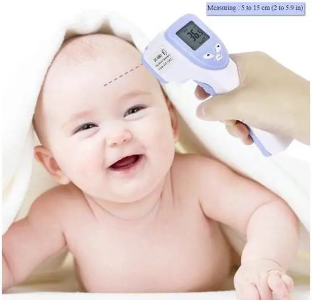 Alt view image 4 of 4 - Advanced Forehead Digital Thermometer, Non-Contact Infrared, Instant Reading, Multi-Functional, for Body, Surface & Room Measurement, Babies & Home Helper