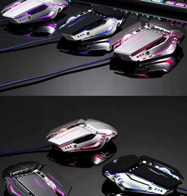 Alt view image 2 of 5 - CORN 6 Buttons 3200DPI Gaming Mouse, 4-Color Breathing Lights