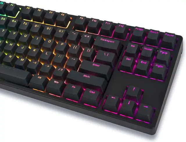 Alt view image 4 of 7 - iKBC  F400 87-key RGB Backlit  Cherry MX Switch Mechanical Gaming Keyboard, N-key Rollover, PBT Keycaps