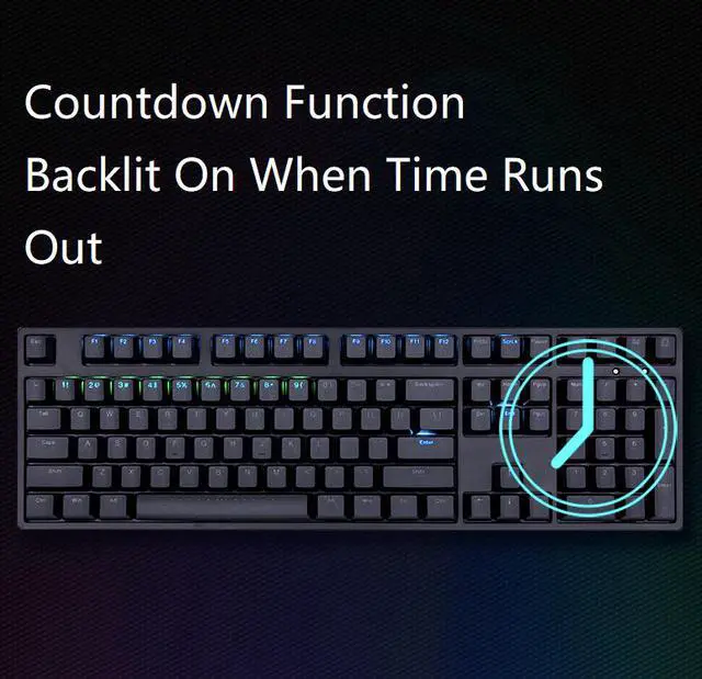 Alt view image 7 of 7 - iKBC  F400 87-key RGB Backlit  Cherry MX Switch Mechanical Gaming Keyboard, N-key Rollover, PBT Keycaps