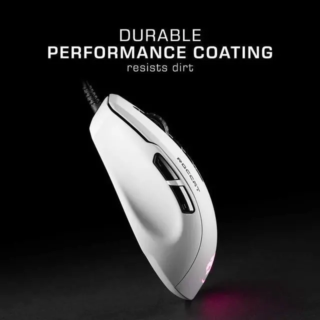 Alt view image 4 of 7 - ROCCAT KONE Pure Ultra Gaming Mouse - White