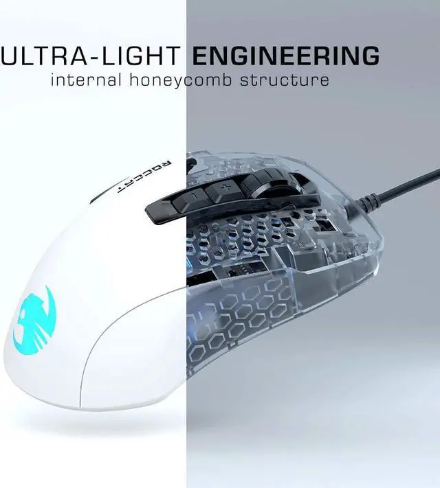 Alt view image 5 of 7 - ROCCAT KONE Pure Ultra Gaming Mouse - White