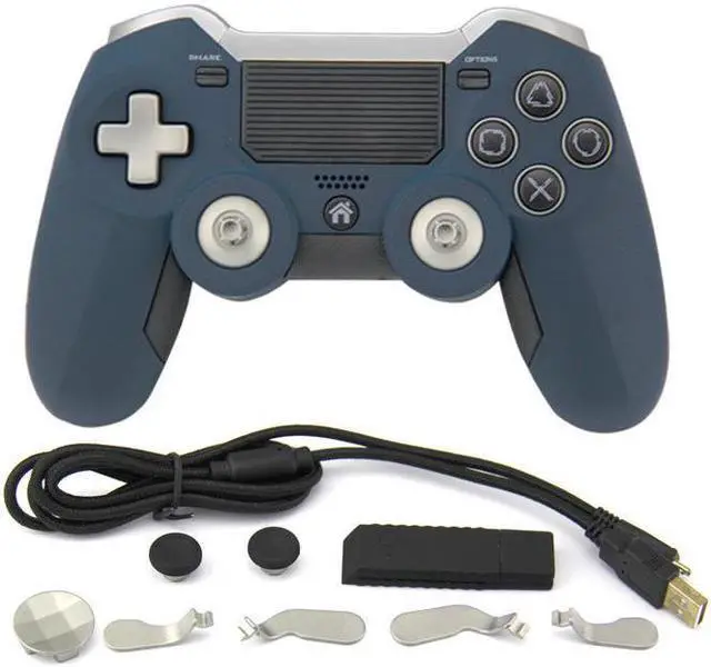 Alt view image 4 of 4 - CORN 2.4G Wireless Controller for PS4 Elite Controller Gamepad Support Touch with 4 Paddles for PlayStation 4 Console