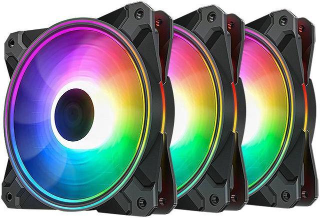 akse Udvikle grænse DEEPCOOL CF120 plus, Customizable Addressable RGB LED Lighting, Motherboard  SYNC by 5V ADD-RGB 3-pin Header, SYNC with Other ADD-RGB Devices, 120mm PWM  Fan,3pack Case Fans - Newegg.com