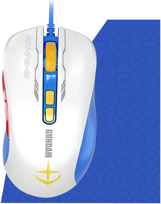 Alt view image 5 of 6 - iKBC X GUNDAM  RX-78-2 Limited Version Cherry MX Red 2.4Ghz Wireless  Mechanical Keyboard and  USB Wired 5000DPI Mouse ( Mouse Pad is Not Included)