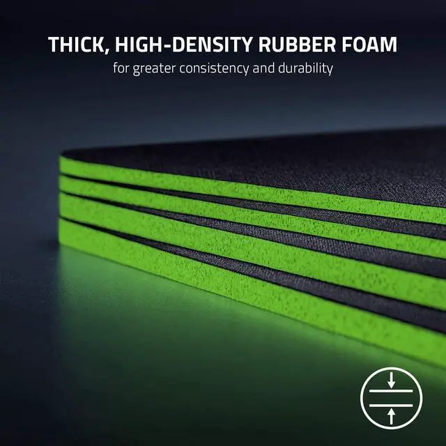 Alt view image 3 of 8 - Razer Gigantus v2 Cloth Gaming Mouse Pad (Large): Thick, High-Density Foam - Non-Slip Base - Classic Black