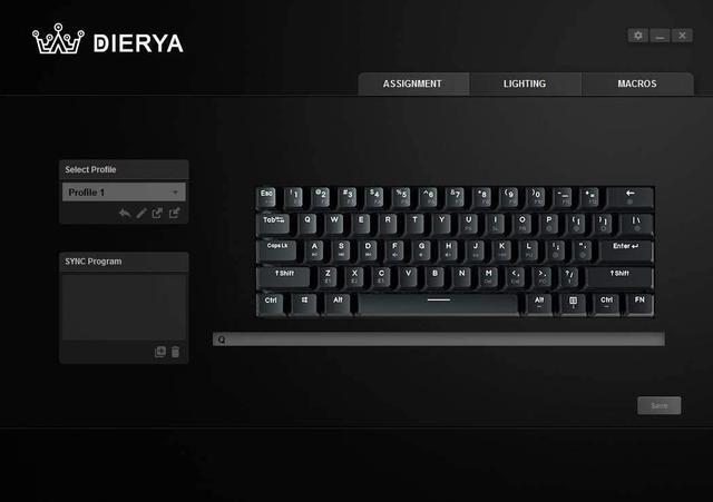 Alt view image 2 of 6 - DIERYA DK61E 60% Mechanical Gaming Keyboard, RGB Backlit Wired PBT Keycap Waterproof Type-C Mini Compact 61 Keys Computer Keyboard with Full Keys Programmable