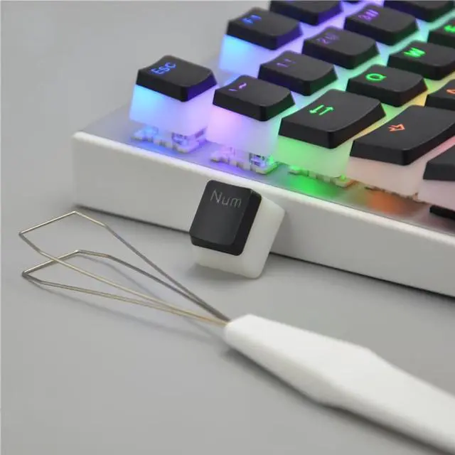 Alt view image 4 of 5 - CORN 104 Keys PBT Keycaps Set for Mechanical Keyboard, Creative Pudding Keycaps, Light Through Version(OEM Height -KEYCAPS ONLY