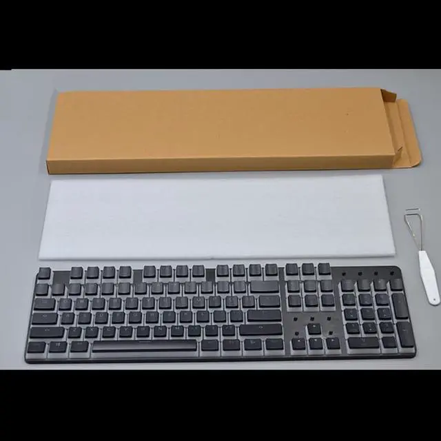 Alt view image 3 of 5 - CORN 104 Keys PBT Keycaps Set for Mechanical Keyboard, Creative Pudding Keycaps, Light Through Version(OEM Height -KEYCAPS ONLY