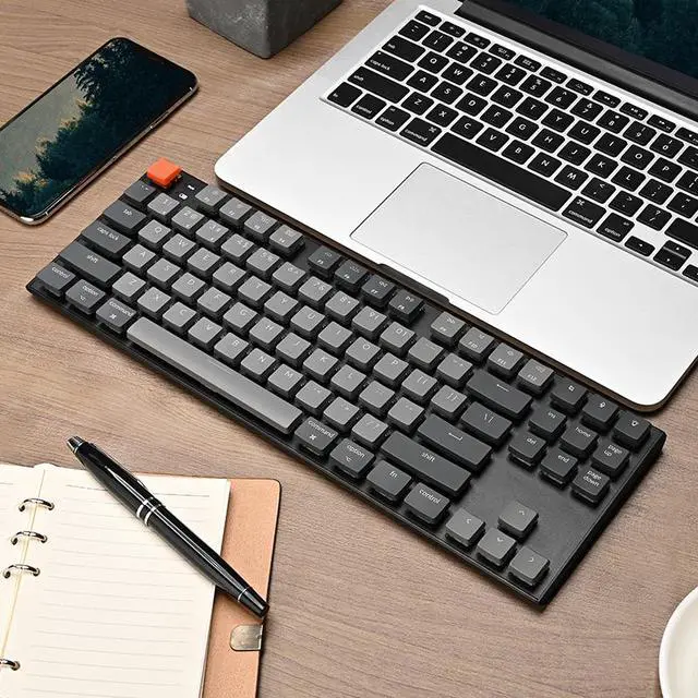 Alt view image 5 of 7 - Keychron K1 87keys TKL Mechanical Keyboard, 5.1 Bluetooth and Wired Dual-mode Connectivity, Gateron Switch,  RGB Backlit