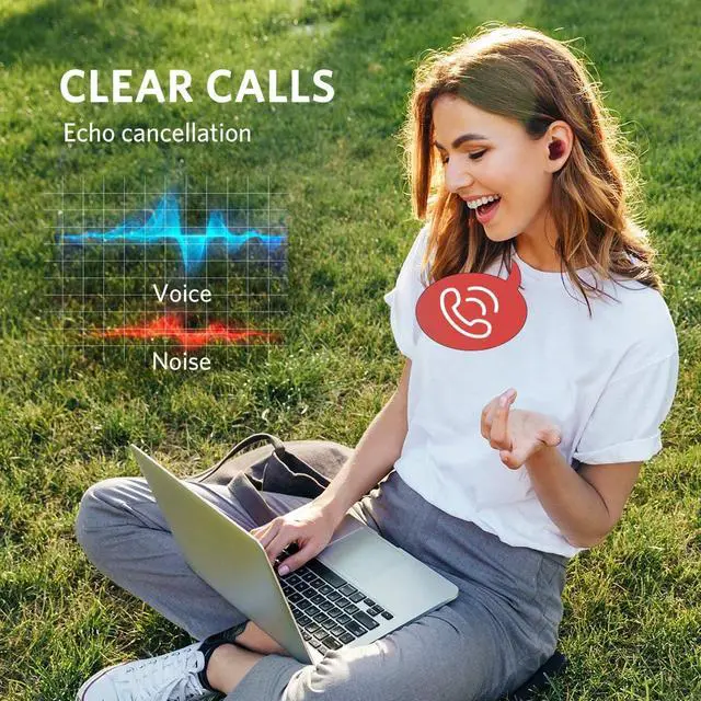 Alt view image 7 of 7 - TCL SOCL500TWS Wireless Earbuds with Pumping Bass, Type-C Charging Case 26H Playtime, Bluetooth 5.0, Secure Fit, Waterproof, Noise Isolation, One Step Pairing for Gym-Sunrise Orange