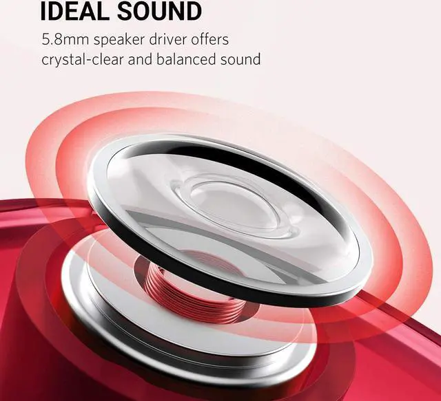 Alt view image 4 of 7 - TCL SOCL500TWS Wireless Earbuds with Pumping Bass, Type-C Charging Case 26H Playtime, Bluetooth 5.0, Secure Fit, Waterproof, Noise Isolation, One Step Pairing for Gym-Sunrise Orange