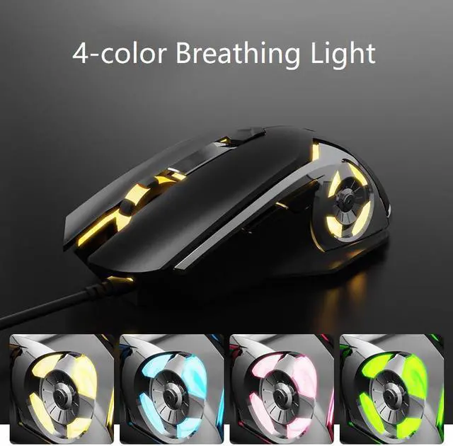 Alt view image 3 of 6 - A-jazz AJ120 Pro 3200DPI Programmable USB Wired Optical Gaming Mouse