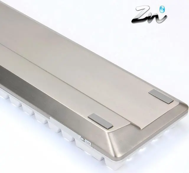 Alt view image 7 of 7 - A-jazz Zn Alloy Bluetooth  and USB  Wired Dual Mode Connectivity, 68 keys Cherry MX Switch Mechanical Keyboard