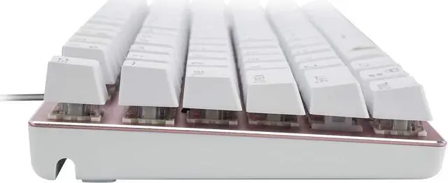 Alt view image 2 of 6 - E-Element Z-88 60% RGB Mechanical Gaming Keyboard, LED Backlit, Water Resistant, Compact 81 Keys Anti-Ghosting for Mac PC, Pink