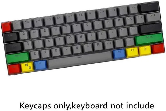 Alt view image 4 of 7 - CORN 61 Key Layout OEM Profile PBT Thick Keycaps for 60% Mechanical Keyboard for RK61,GANSS ALT61,IKBC poker,Annie PRO,GH60,iqunix f60