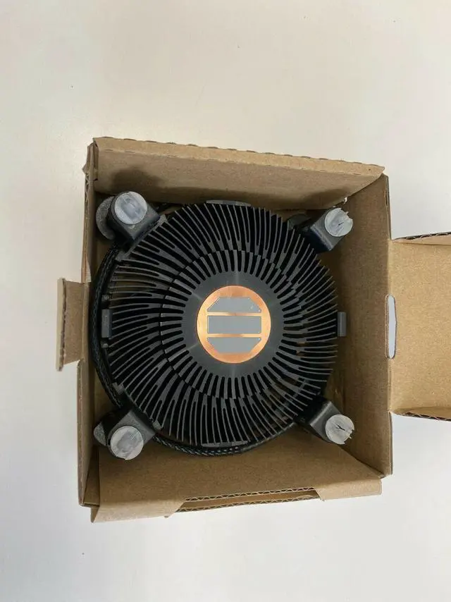 Alt view image 4 of 10 - Intel K69237-001/E97379-001/E97378-001 LGA 1200/115X PWM Aluminum Stock Cooler Fan(All-Black) from i9-10900