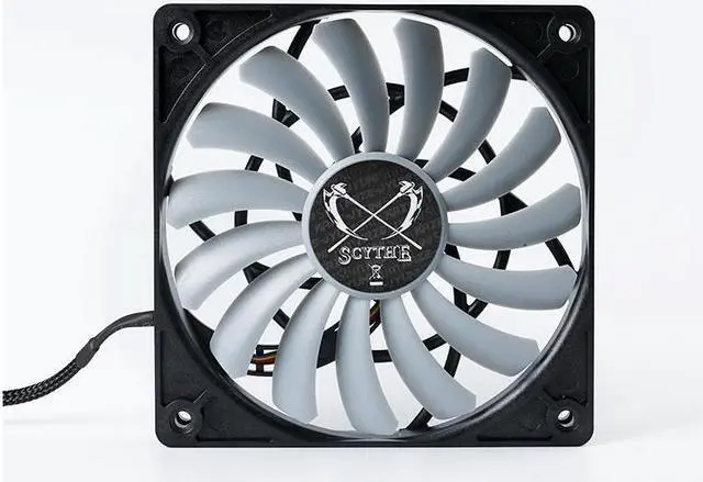 Alt view image 2 of 6 - SCYTHE KAZE-1212 Slim 120x120x12MM 4PIN PWM Fan 400~1700RPM,Slient Computer Thin,Super Light Fan 12v K-1212 SC1212SL2H