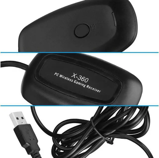 Alt view image 5 of 7 - FirstPower Xbox 360 Wireless Receiver (Black) USB Game Adapter for PC Computer Gaming and Platforms Compatible with Xbox 360 Controllers