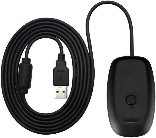 Main image of FirstPower Xbox 360 Wireless Receiver (Black) USB Game Adapter for PC Computer Gaming and Platforms Compatible with Xbox 360 Controllers