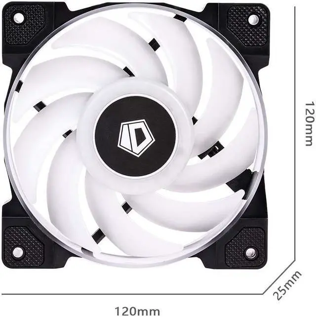 Trio Case Fan CPU Cooling Fan Addressable RGB Case Fan 5V ARGB MB Aura ...