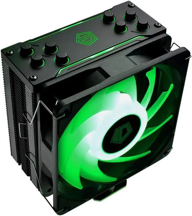 Alt view image 7 of 7 - RGB CPU Cooler AM4 CPU Cooler 4 Heatpipes CPU Air Cooler 120mm PWM Fan Air Cooling for Intel/AMD for ID-COOLING SE-224-XT