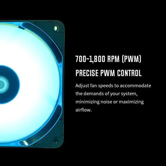Alt view image 2 of 7 - RGB CPU Cooler AM4 CPU Cooler 4 Heatpipes CPU Air Cooler 120mm PWM Fan Air Cooling for Intel/AMD for ID-COOLING SE-224-XT