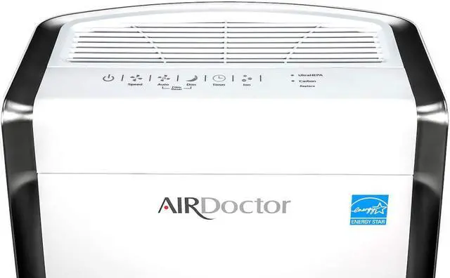 Alt view image 3 of 7 - AIRDOCTOR 4-in-1 Air Purifier for home and large room with UltraHEPA, Carbon & VOC Filters - Air Quality Sensor Automatically Adjusts Filtration! Captures Particles 100x Smaller Than Ordinary HEPA