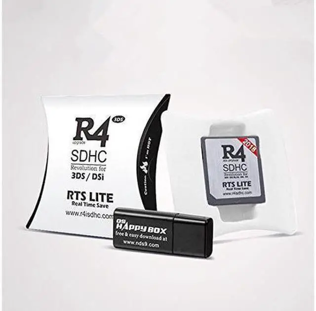 Main image of New R4I  SDHC Dual Core Gold Pro Flash Card Adapter for DS DSI 2DS 3DS New3DS & All DS Consoles