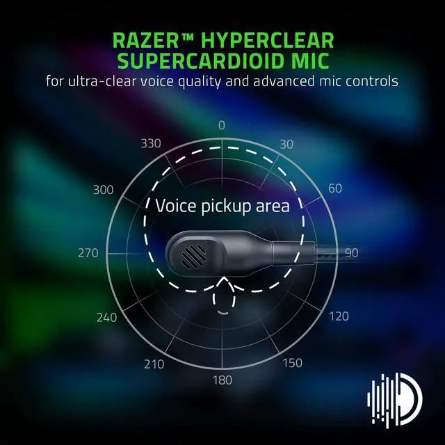 Alt view image 8 of 8 - Razer BlackShark V2 Pro Wireless Gaming Headset: THX 7.1 Spatial Surround Sound - 50mm Drivers - Detachable Mic - for PC, PS5, PS4, Switch, Black