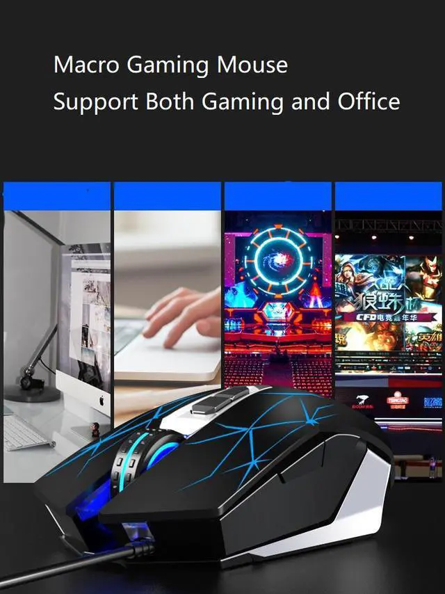 Alt view image 6 of 7 - AULA F3010 Ergonomic Design Mechanical Feeling Gaming Keyboard  with Cool Backlit, 2400DPI Macro  Mouse and Gaming Headset Combo for Gaming and Office, 26 Non-conflicting Keys
