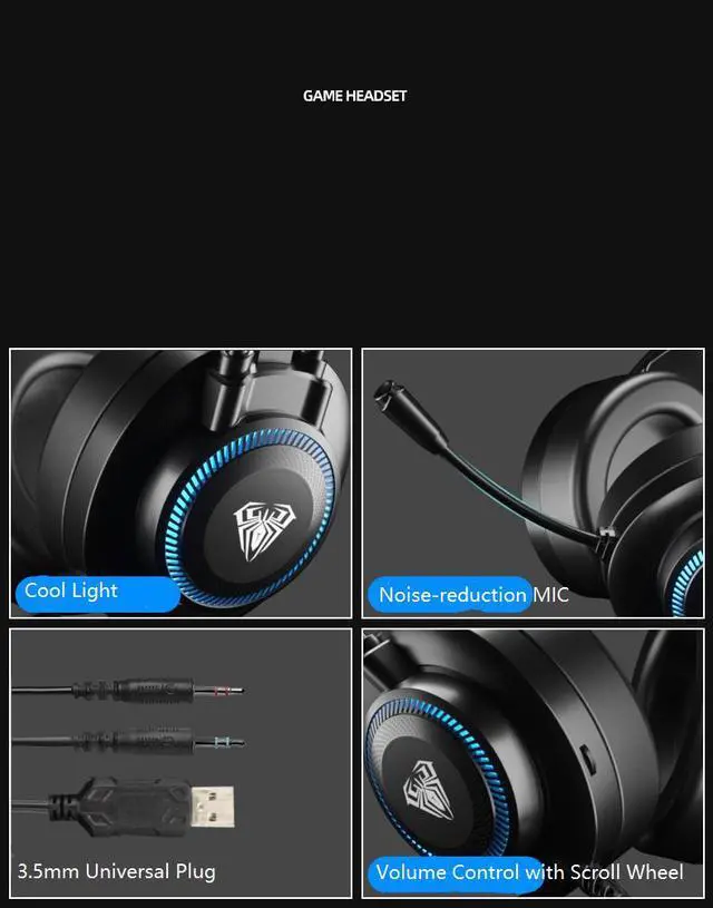 Alt view image 2 of 7 - AULA F3010 Ergonomic Design Mechanical Feeling Gaming Keyboard  with Cool Backlit, 2400DPI Macro  Mouse and Gaming Headset Combo for Gaming and Office, 26 Non-conflicting Keys