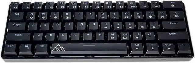 Alt view image 5 of 7 - Asceny One - 60% Mechanical Keyboard, True RGB Lights, Spill Proof,Wired Budget 60% Keyboard (Gateron Blue)