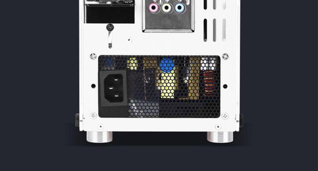 Alt view image 6 of 7 - T40 Portable MINI Computer Case(Support MINI-ITX Motherboard )Side-Opening Glass Side Through Computer Case-Red