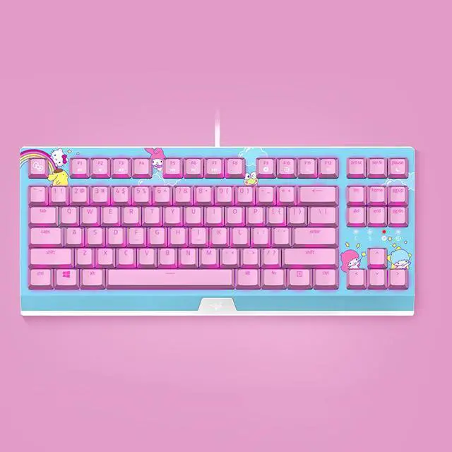 Main image of Razer HelloKitty I SANRIO Pink Wired Keyboard Exclusive 87 Key Backlit Mechanical Keyboard