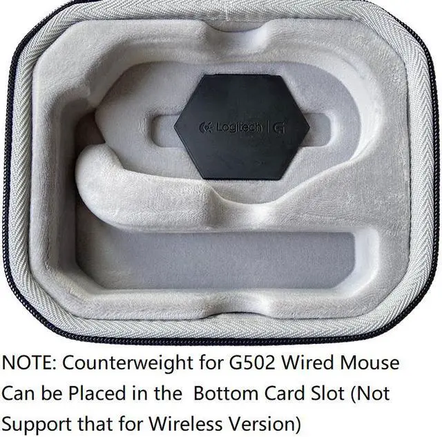 Alt view image 3 of 4 - CORN SHELLCASE Hard Travel Storage Case Compatible with Logitech G502 HERO Wired Gaming Mouse, Protective Case for G502 Mouse(CASE ONLY)