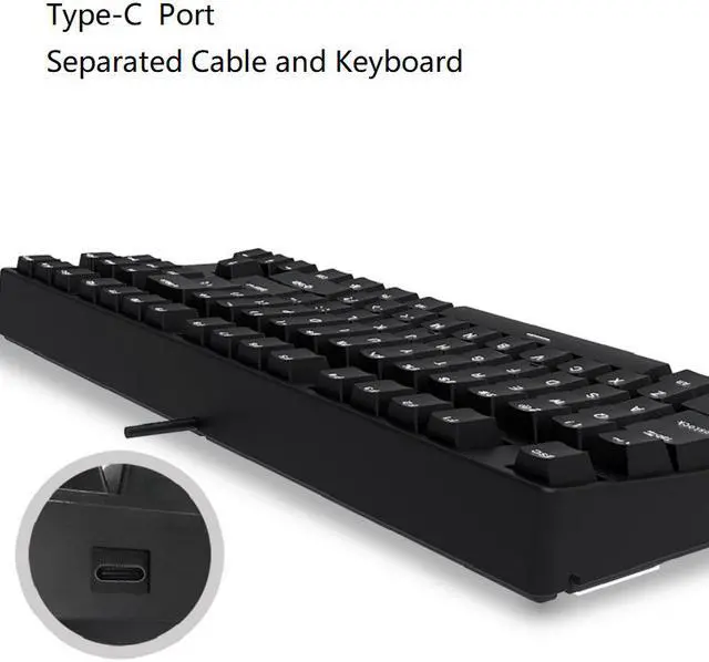 Alt view image 3 of 7 - CORN Ergonomic Design F87 Compact Layout 87Keys  Mechanical Gaming  Keyboard with White Backlit, PBT Keycaps, Hot-swappable( Totoro-White Base)
