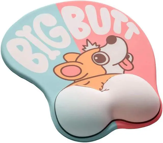 Main image of SZSOLI Anime 3D Mouse Pad Ergonomic Soft Silicon Gel Gaming Mousepad with Wrist Support,Cute Corgi Dog Mouse Mat for Computer, Laptop, Home & Office