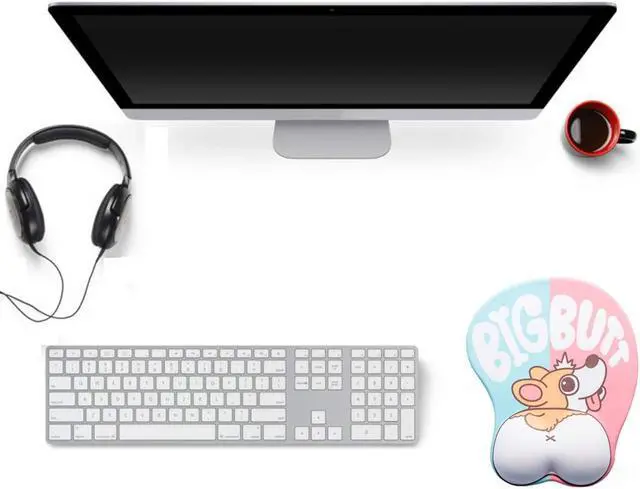 Alt view image 2 of 3 - SZSOLI Anime 3D Mouse Pad Ergonomic Soft Silicon Gel Gaming Mousepad with Wrist Support,Cute Corgi Dog Mouse Mat for Computer, Laptop, Home & Office