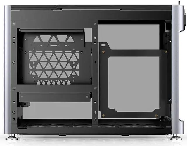 Alt view image 5 of 7 - i100 Pro ITX/DTX Aluminum Tempered Glass MINI Computer Case - Support 360/280/240/120 Liquid Cooling