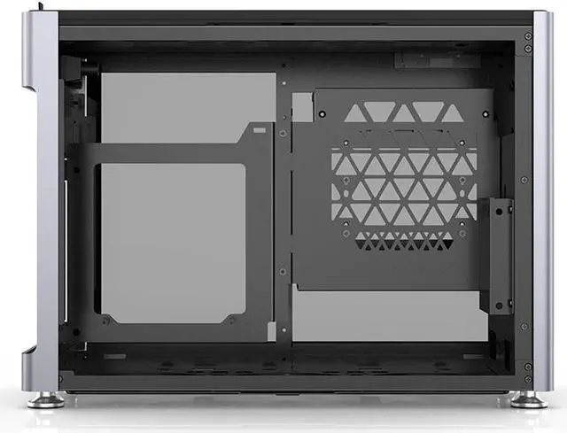 Alt view image 6 of 7 - i100 Pro ITX/DTX Aluminum Tempered Glass MINI Computer Case - Support 360/280/240/120 Liquid Cooling