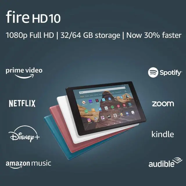 Main image of Fire HD 10 Tablet (10.1" 1080p full HD display, 64 GB) – Plum